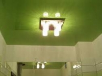 Натяжные потолки в ванной