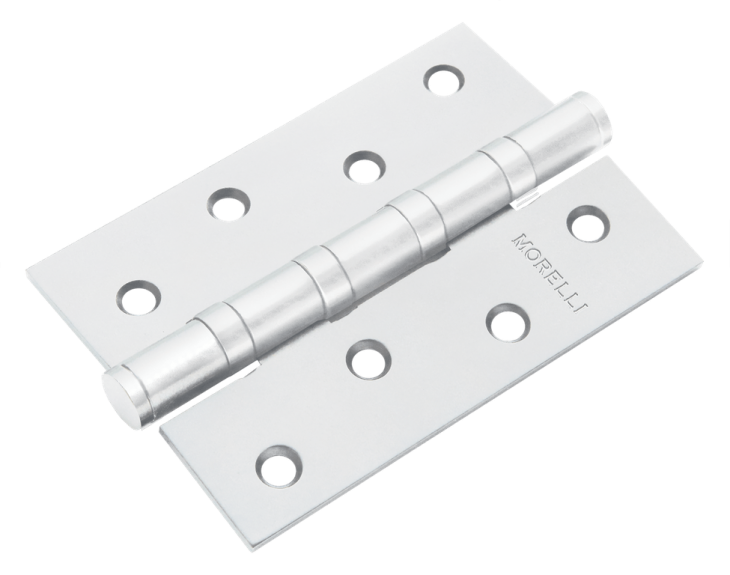 Петля стальная универсальная MS 100X70X2.5-4BB W Цвет - белый