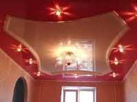 Натяжные потолки: освещение, нюансы выбора